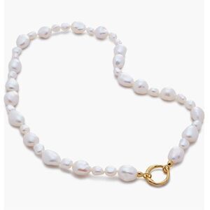 Monica Vinader Nura Reef Irregular Freshwater Pearl Necklace 46cm/18”